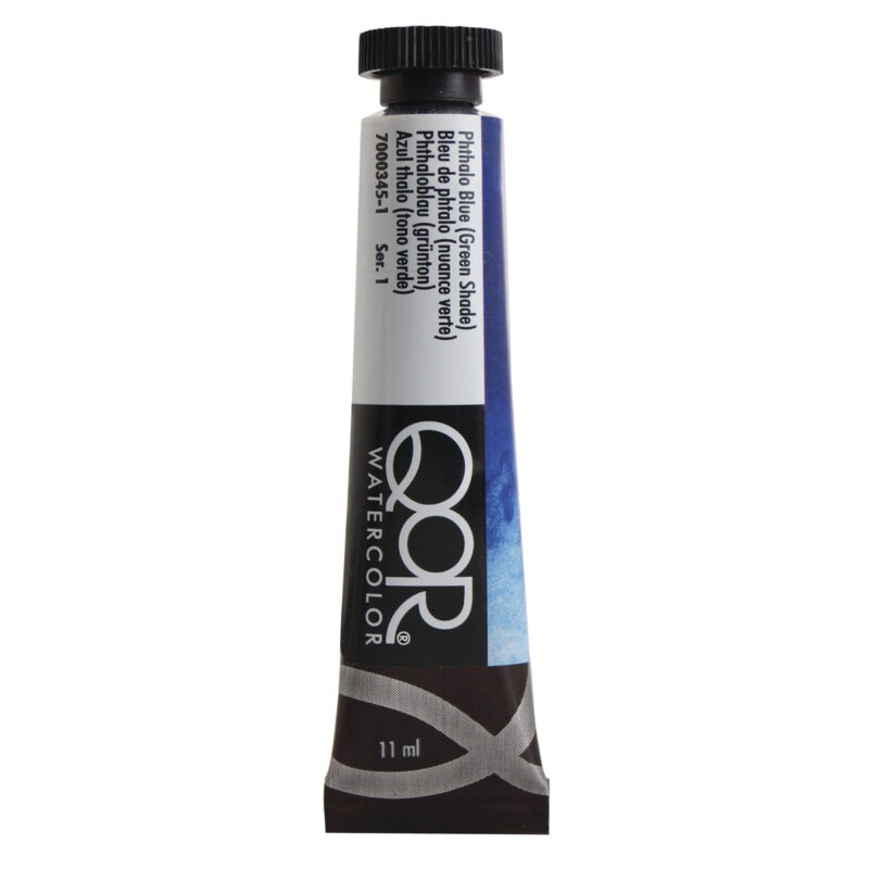 QoR Watercolour, 11ml, Phthalo Blue (Green Shade)