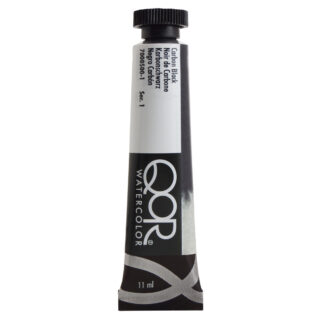 0500_1_Carbon_Black_1200 QoR Watercolour, 11ml, Carbon Black