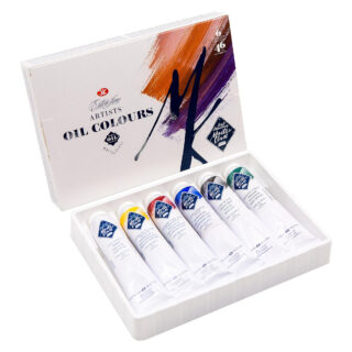 1141083 St Petersburg Oil set Master-Class 6 tubes 46 ml, cardboard box