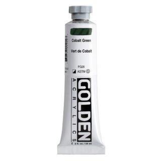 1142-2-cobalt-green Heavy Body Acrylics by GOLDEN, 59 ml / 2 fl.oz - Cobalt Green