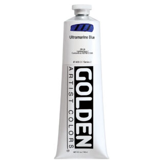 1400-3-ultramarine-blue Heavy Body Acrylics by GOLDEN, 148 ml / 5 fl.oz - Ultramarine Blue