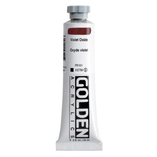 1405-2-violet-oxide Heavy Body Acrylics by GOLDEN, 59 ml / 2 fl.oz - Violet Oxide