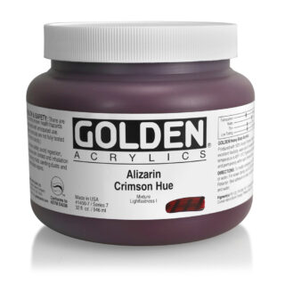 1450_7_alizarin_crimson_hue Heavy Body Acrylics by GOLDEN, 946 ml / 32 fl.oz - Alizarin Crimson Hue