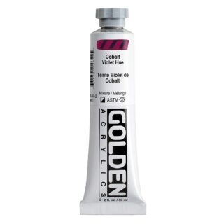 1465-2-cobalt-violet-hue Heavy Body Acrylics by GOLDEN, 59 ml / 2 fl.oz - Hist. Cobalt Violet Hue
