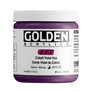 1465-5-cobalt-violet-hue Heavy Body Acrylics by GOLDEN, 236 ml / 8 fl.oz - Hist. Cobalt Violet Hue