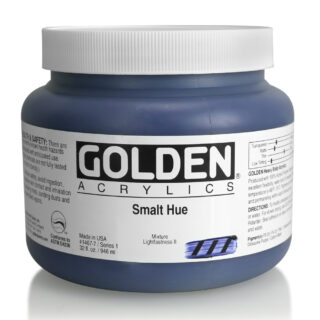 1467-7-smalt-hue Heavy Body Acrylics by GOLDEN, 946 ml / 32 fl.oz - Hist. Smalt Hue