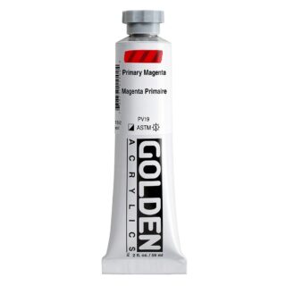 1510-2-primary-magenta Heavy Body Acrylics by GOLDEN, 59 ml / 2 fl.oz - Primary Magenta