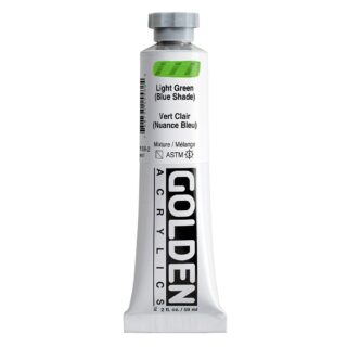 1558-2-light-green-blue-shade Heavy Body Acrylics by GOLDEN, 59 ml / 2 fl.oz - Light Green Blue Shade