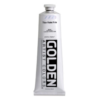 1573-3-titan-violet-pale Heavy Body Acrylics by GOLDEN, 148 ml / 5 fl.oz - Titan Violet Pale