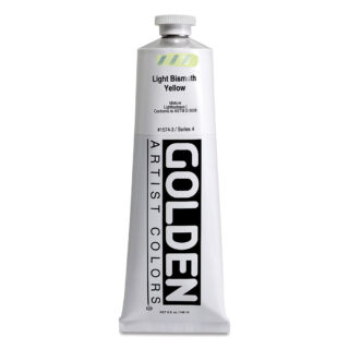 1574-3-light-bismuth-yellow Heavy Body Acrylics by GOLDEN, 148 ml / 5 fl.oz - Light Bismuth Yellow