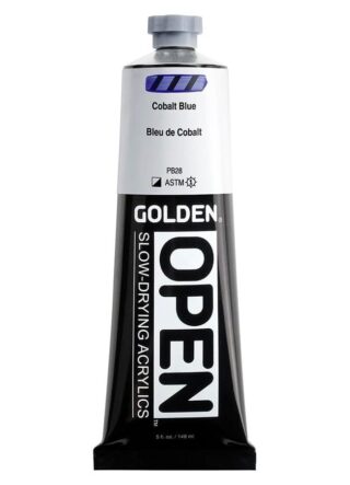 7140-3_AC_SL1000_5oz.jpg OPEN Slow-Drying Acrylics by GOLDEN, 148ml/ 5fl.oz, tube - Cobalt Blue