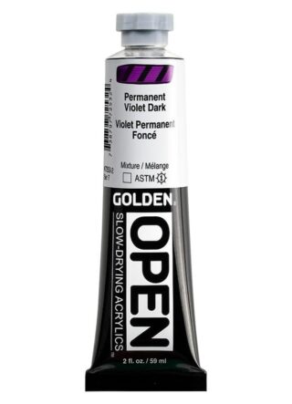 7253-2_AC_SL1000.jpg OPEN Slow-Drying Acrylics by GOLDEN, 59ml/ 2fl.oz - Permanent Violet Dark