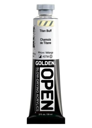 7370-2_AC_SL1000.jpg OPEN Slow-Drying Acrylics by GOLDEN, 59ml/ 2fl.oz, tube - Titan Buff