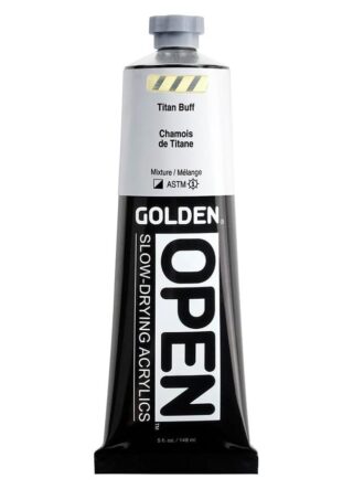 7370-3_AC_SL1000.jpg OPEN Slow-Drying Acrylics by GOLDEN, 148ml/ 5fl.oz, tube - Titan Buff