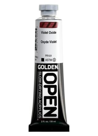 7405-2_AC_SL1000.jpg OPEN Slow-Drying Acrylics by GOLDEN, 59ml/ 2fl.oz, tube - Violet Oxide