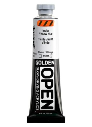 7455-2_AC_SL1000.jpg OPEN Slow-Drying Acrylics by GOLDEN, 59ml / 2fl.oz - Indian Yellow Hue