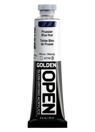 7460-2_AC_SL1000.jpg OPEN Slow-Drying Acrylics by GOLDEN, 59ml/ 2fl.oz - Prussian Blue Hue