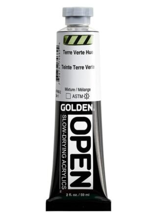 7468-2_AC_SL1000.jpg OPEN Slow-Drying Acrylics by GOLDEN, 59ml/ 2fl.oz, tube - Terre Verte Hue