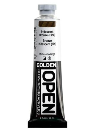7481-2_AC_SL1000.jpg OPEN Slow-Drying Acrylics by GOLDEN, 59m - Iridescent Bright Bronze (Fine)