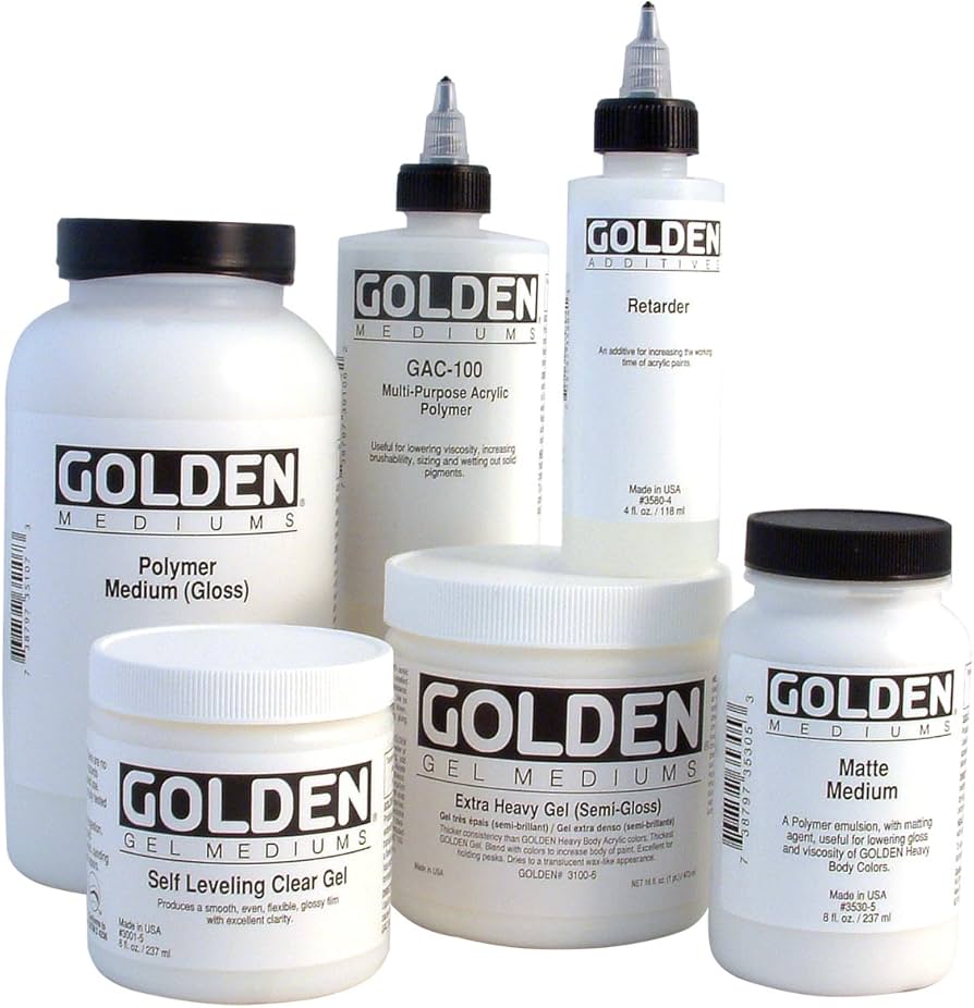 golden gels and mediums