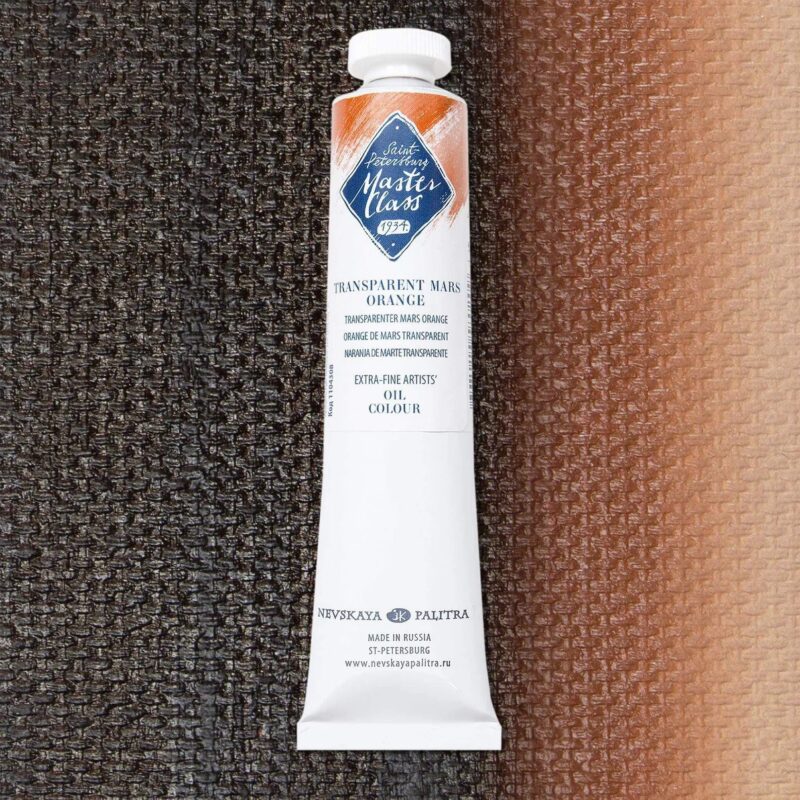 St Petersburg Oil colour "Master Class", Transparent Mars Orange,46ml