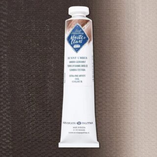 408 (3) St Petersburg Oil colour "Master Class", Burnt Umber, 46ml