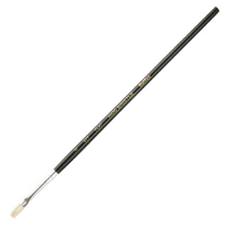 Rolfes White Bristle Brush - Series 577, Flat, Short Handle, Size 0