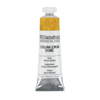 6000014-9_Italian-Lemon-Ochre Williamsburg Oil Colour 37ml Italian Lemon Ochre
