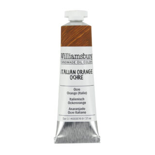 6000016-9_Italian-Orange-Ochre Williamsburg Oil Colour 37ml Italian Orange Ochre