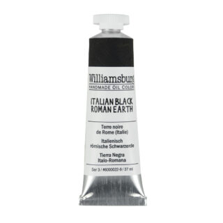 6000022-9_Italian-Black-Roman-Earth Williamsburg Oil Colour 37ml Italian Black Roman Earth