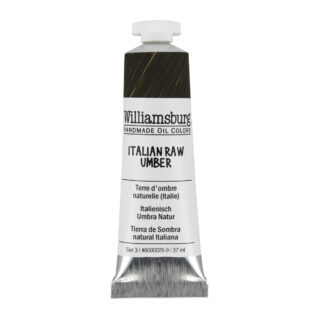 6000025-9_Italian-Raw-Umber Williamsburg Oil Colour 37ml Italian Raw Umber