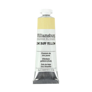6000163-9_Zinc-Buff-Yellow Williamsburg Oil Colour 37ml Zinc Buff Yellow