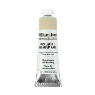 6000191-9_Unbleached-Titanium-Pale Williamsburg Oil Colour 37ml Unbleached Titanium Pale
