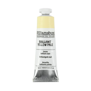 6000212-9_Brilliant-Yellow-Pale Williamsburg Oil Colour 37ml Brilliant Yellow Pale