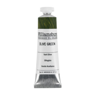 6000322-9_Olive-Green Williamsburg Oil Colour 37ml Olive Green