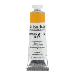 6000406-9_Cadmium-Yellow-Deep Williamsburg Oil Colour 37ml Cadmium Yellow Deep