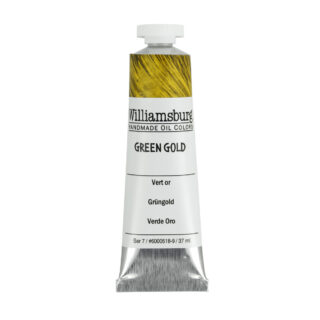 6000518-9_Green-Gold Williamsburg Oil Colour 37ml Green Gold