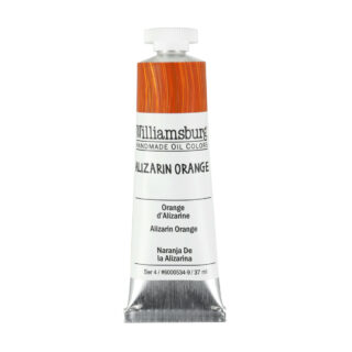 6000534-9_Alizarin-Orange Williamsburg Oil Colour 37ml Alizarin Orange