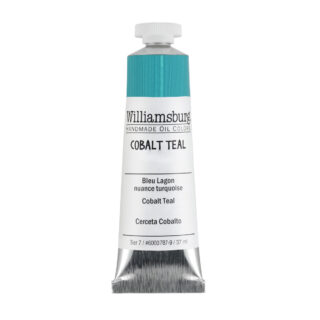 6000787-9_Cobalt-Teal Williamsburg Oil Colour 37ml Cobalt Teal