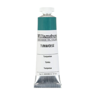 6000863-9_Turquoise Williamsburg Oil Colour 37ml Turquoise
