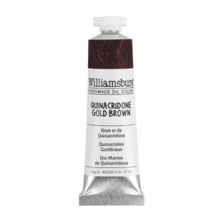 6000875-9_Quinacridone-Gold-Brown Williamsburg Oil Colour 37ml Quinacridone Gold Brown