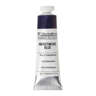 6000985-9_Indanthrone-Blue Williamsburg Oil Colour 37ml Indanthrone Blue