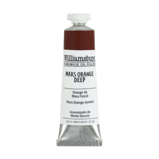 6001383-9_Mars-Orange-Deep Williamsburg Oil Colour 37ml Mars Orange Deep