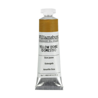 6001401-9_Yellow-Ochre-Domestic Williamsburg Oil Colour 37ml Yellow Ochre Domestic