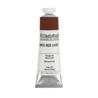 6001402-9_Mars-Red-Light Williamsburg Oil Colour 37ml Mars Red Light