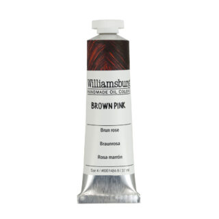6001484-9_Brown-Pink Williamsburg Oil Colour 37ml Brown Pink