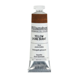6001541-9_Yellow-Ochre-Burnt Williamsburg Oil Colour 37ml Yellow Ochre Burnt