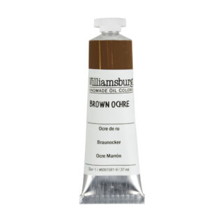 6001561-9_Brown-Ochre Williamsburg Oil Colour 37ml Brown Ochre
