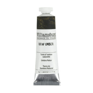 6001621-9_Raw-Umber Williamsburg Oil Colour 37ml Raw Umber
