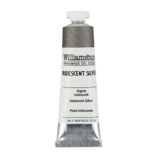 6001833-9_Iridescent-Silver Williamsburg Oil Colour 37ml Iridescent Silver